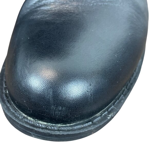 Easy Spirit Black Leather Knee-High Zip Up Closure Eslabarca Riding Boots Sz 6M - Picture 10 of 12